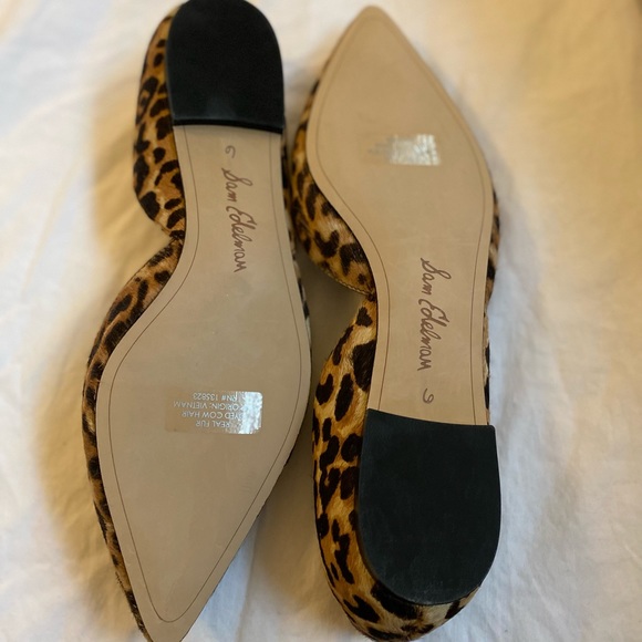 Sam Edelman Leopard print pointed toe flats - Picture 2 of 2